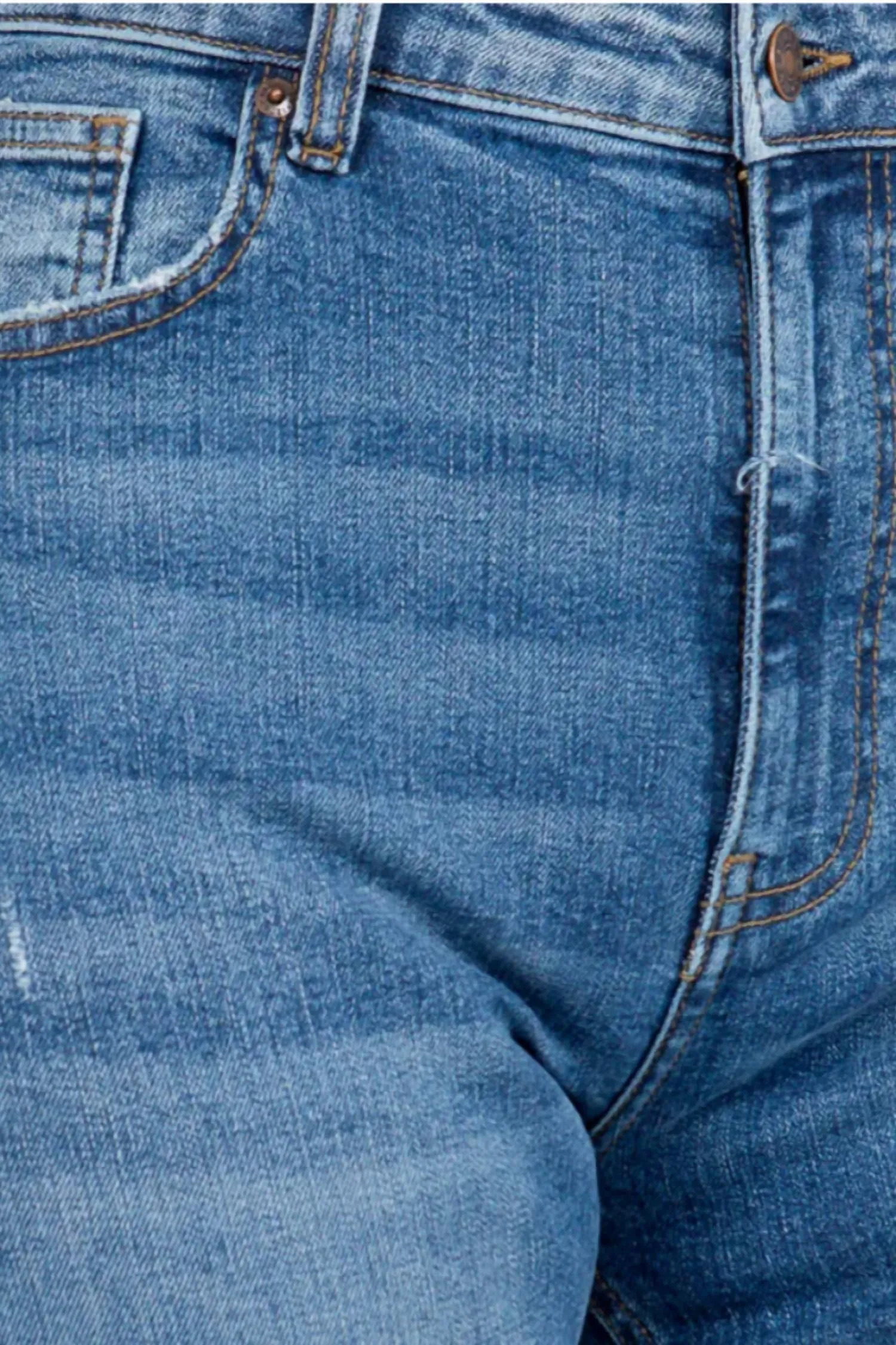 American Bazi - High Waist Distressed Jeans - Plus
