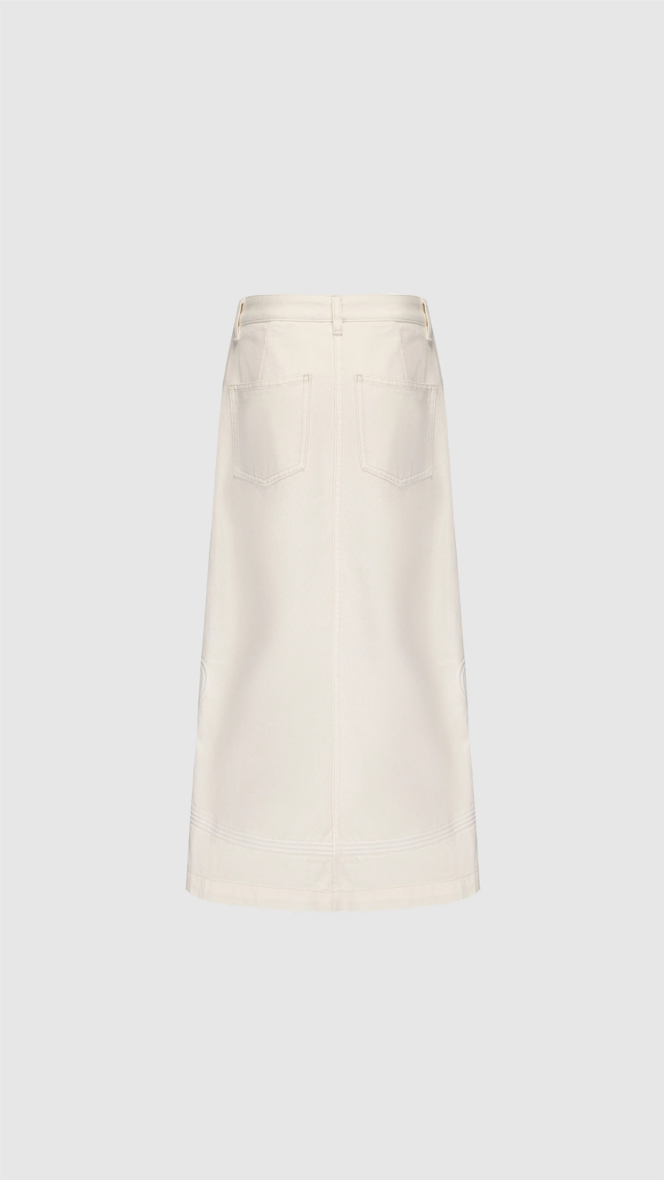 Corded Braiding Pencil Skirt