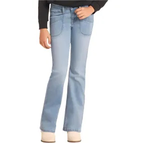 Girl's Rock & Roll Denim Deep Pocket Bootcut Jeans BG4MD04766