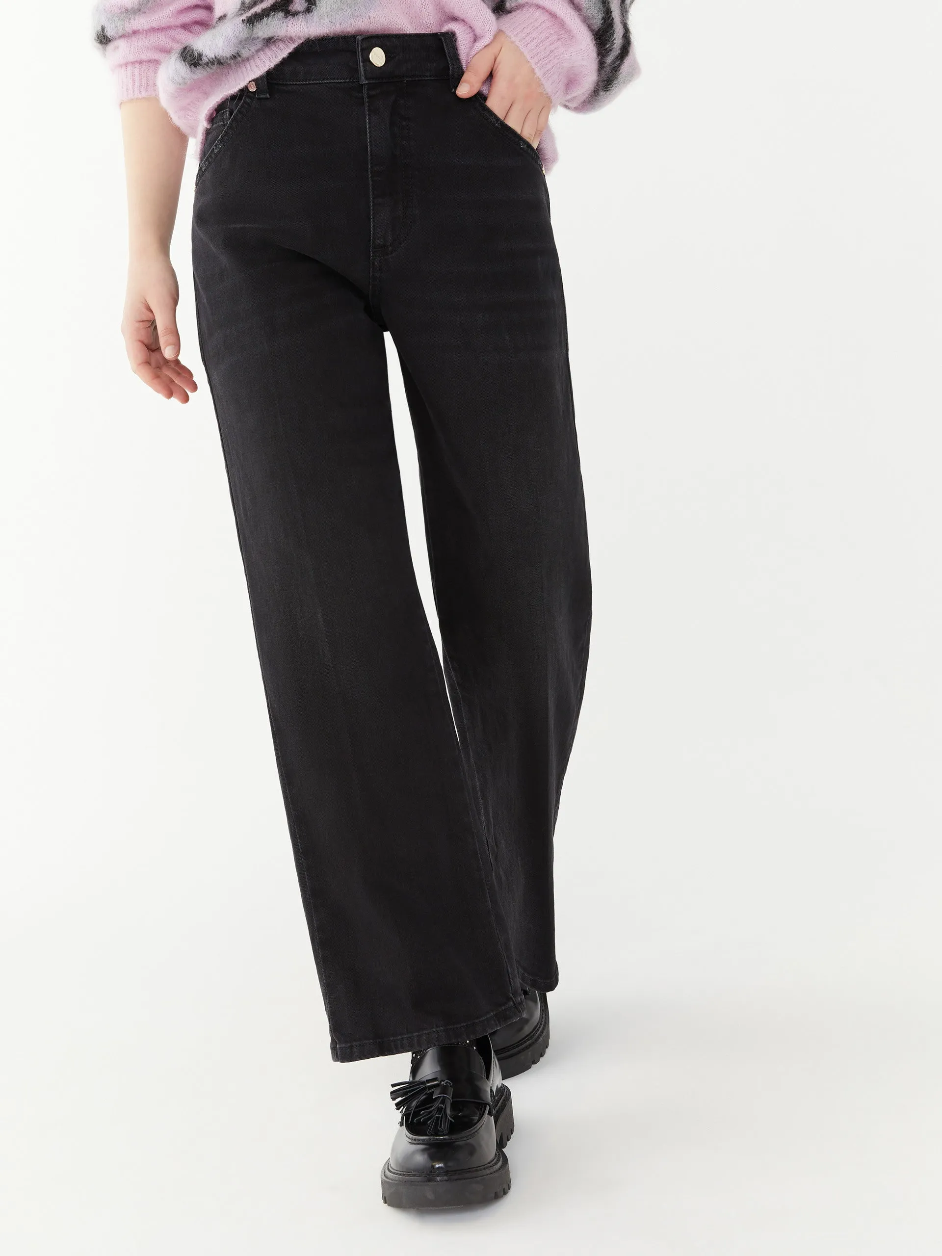 IBLUES Black Flared Jeans