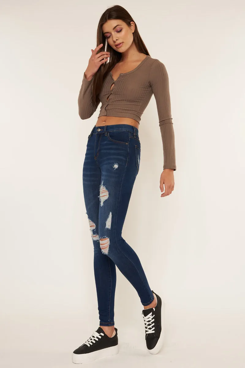 June High Rise Skinny Jeans