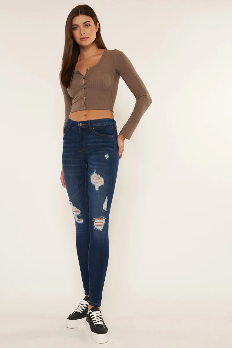 June High Rise Skinny Jeans