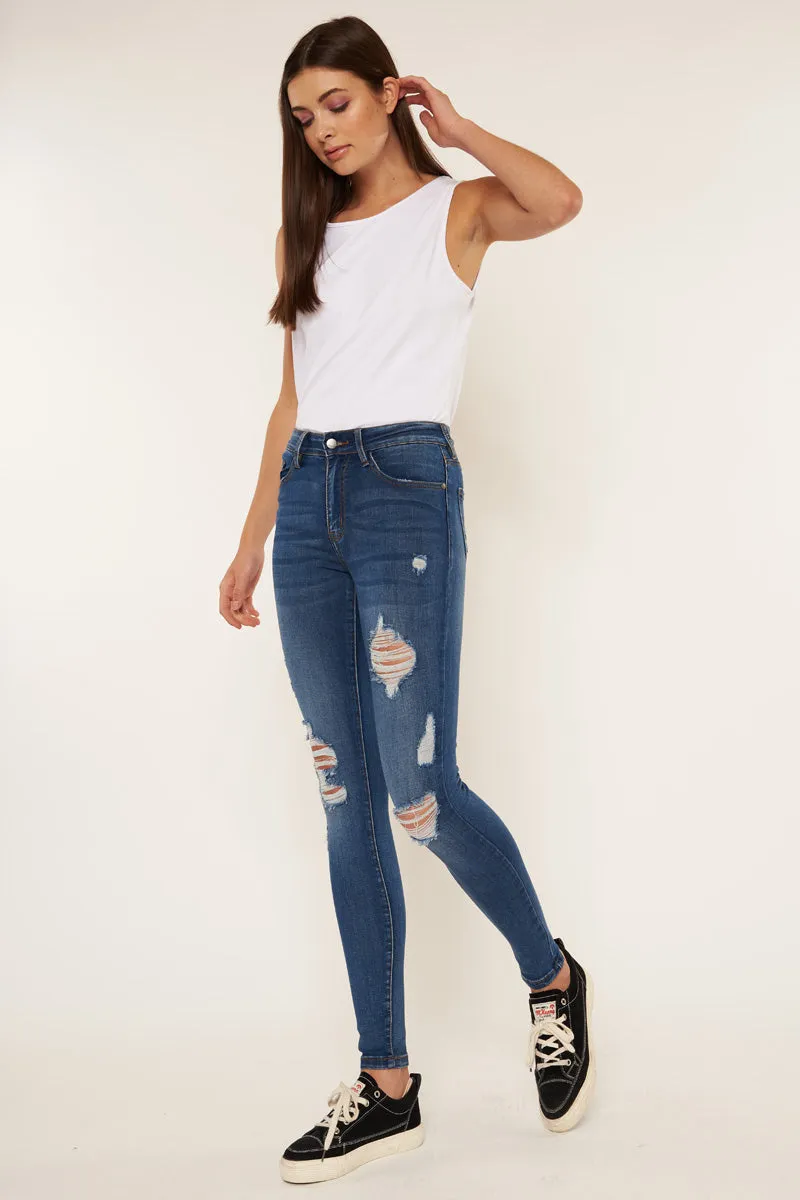 June High Rise Skinny Jeans
