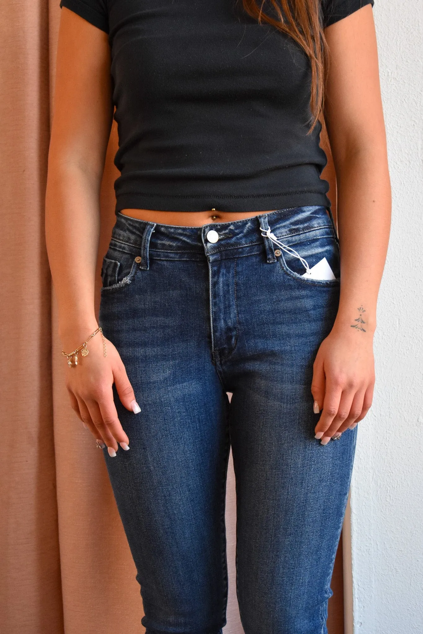 KanCan High Rise Ankle Skinny