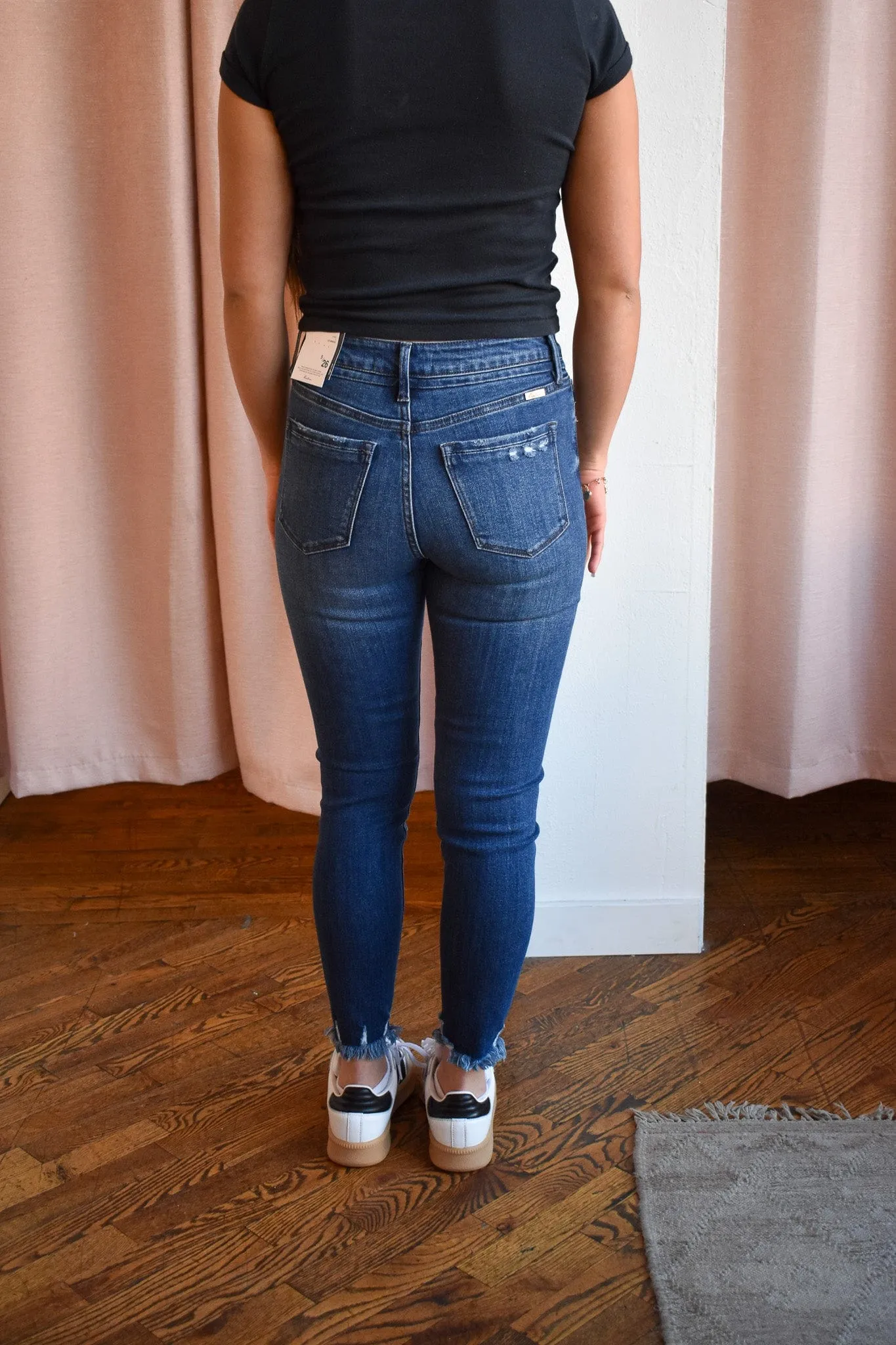 KanCan High Rise Ankle Skinny