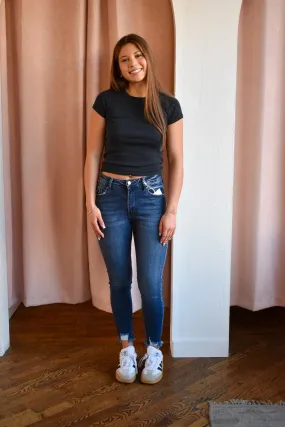 KanCan High Rise Ankle Skinny