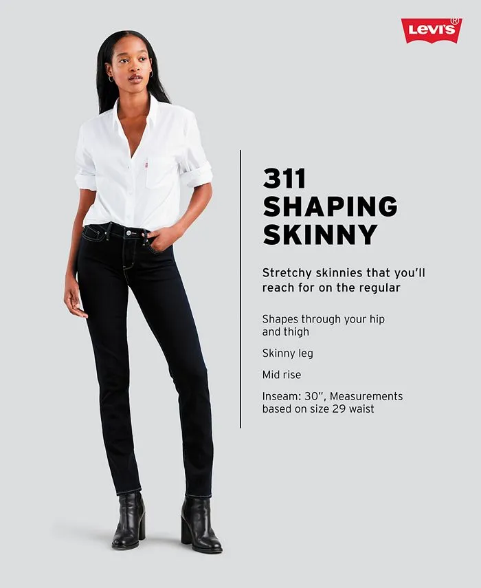Levi's Women's 311 Mid Rise Skinny Jeans in Oahu Morning Dew
