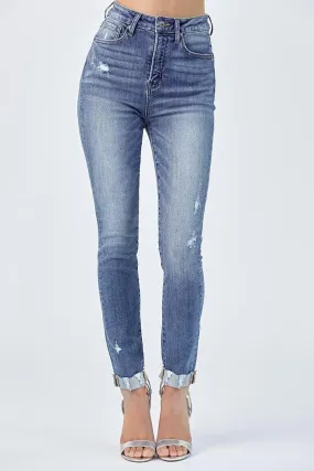Risen - high rise skinny jeans