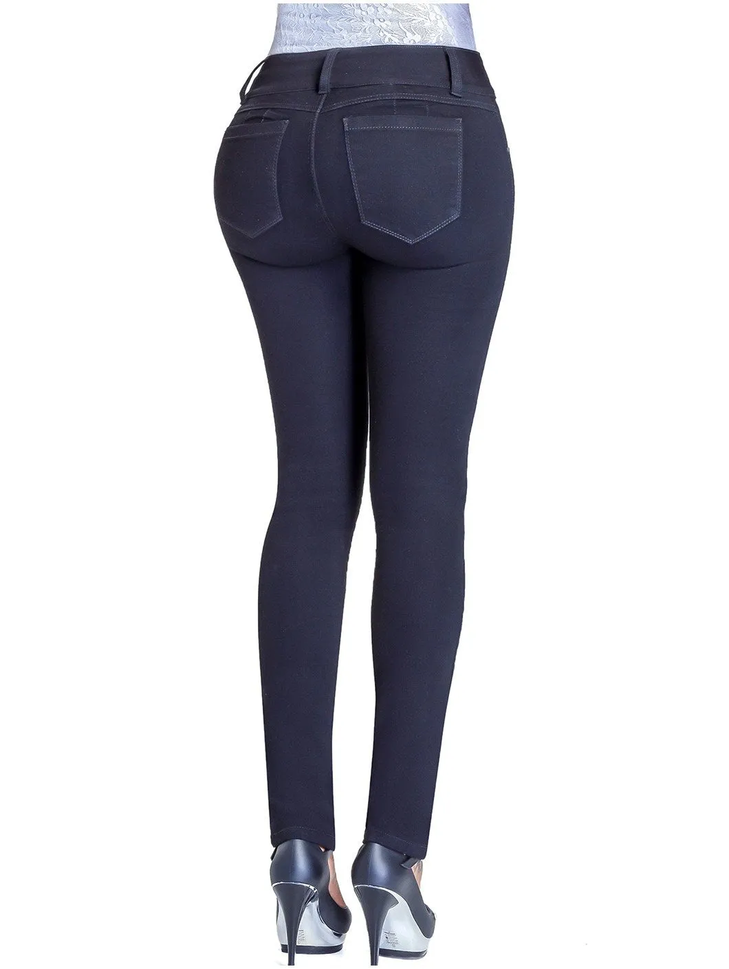 Skinny Colombian Butt Lifting Jeans with Removable Pads Lowla JE217988