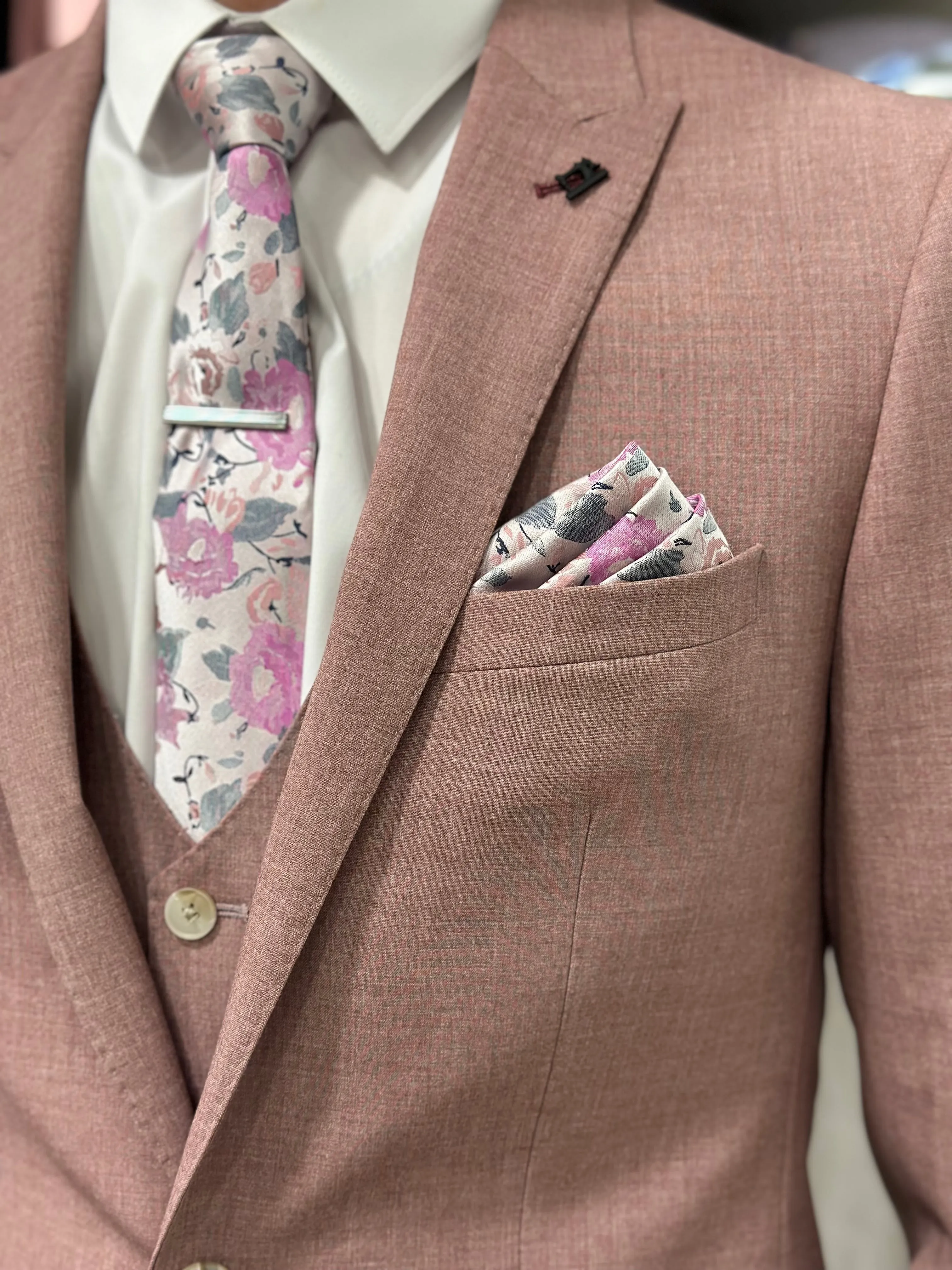 White Lable Slim fit 3P Rossa Pink