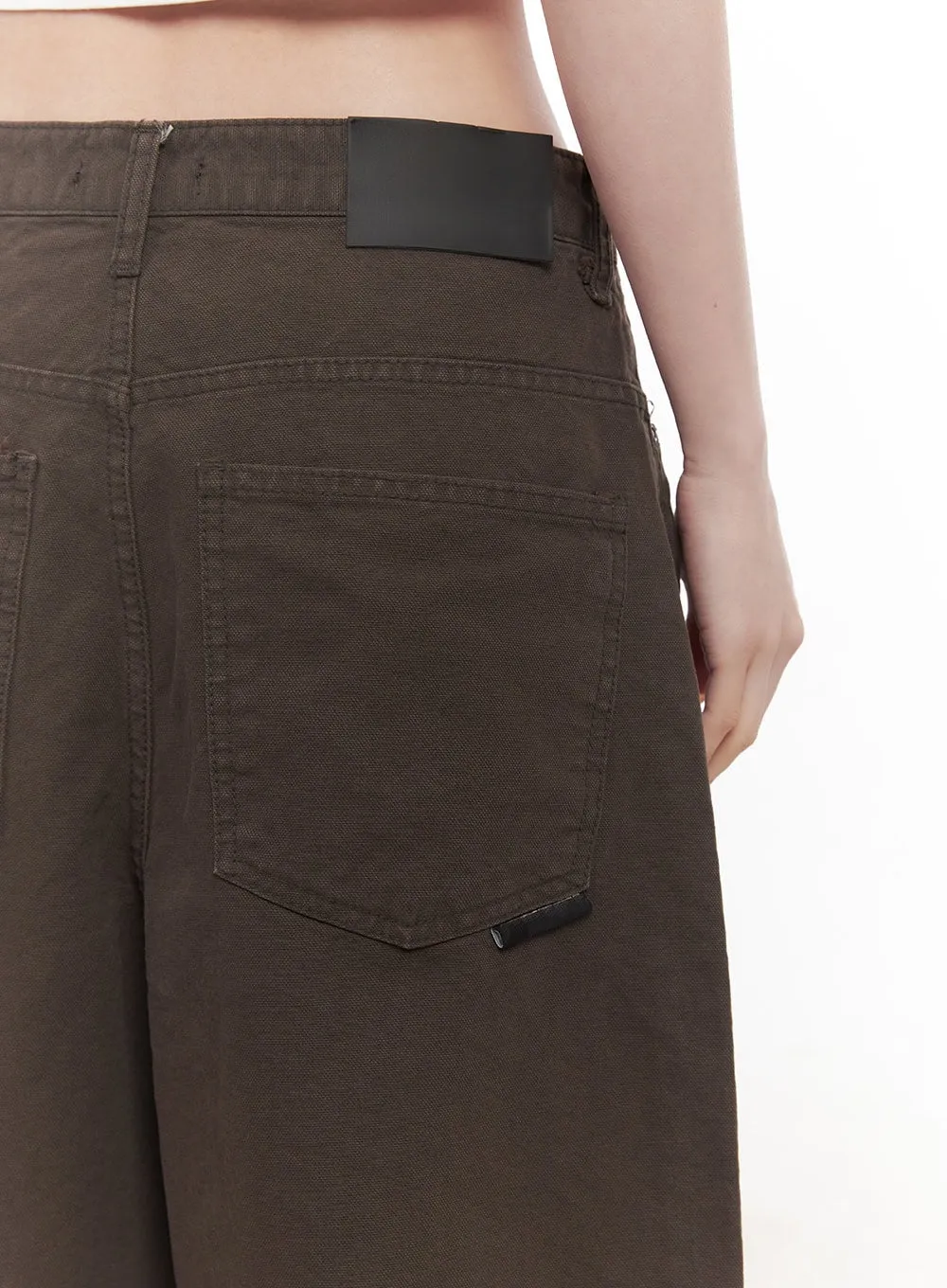 Wide-Fit Cotton Bermuda Shorts CM517