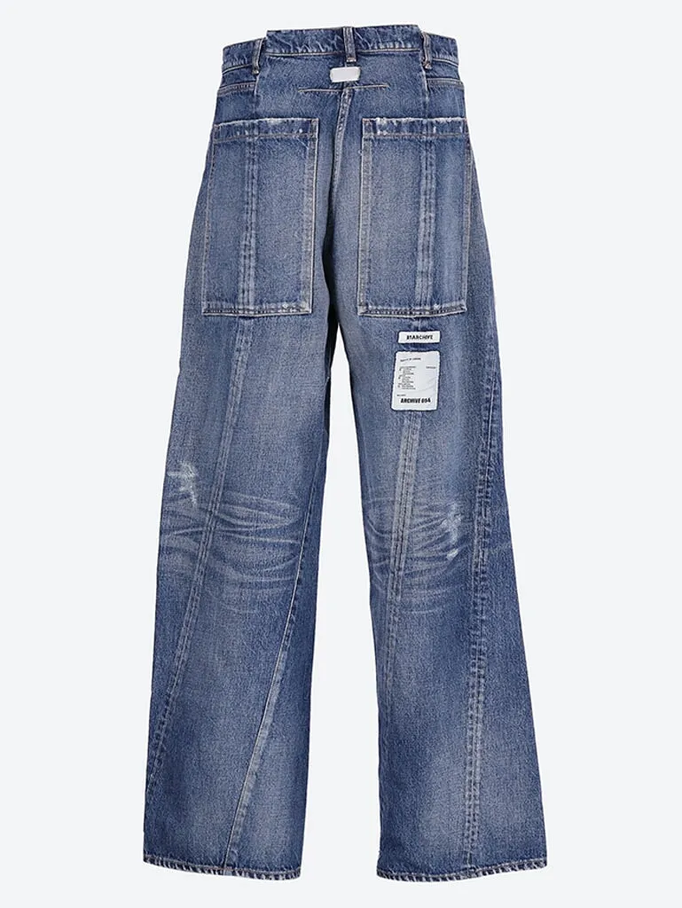 Wide leg carpenter jeans